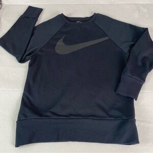 Nike Sweatshirt Women’s Size XS Black Long Sleeve Crewneck Dri fit